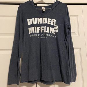 The Office: Dunder Mifflin Blue Hoodie